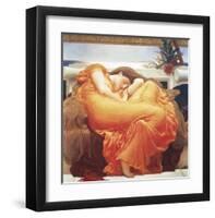 Flaming June-Frederick Leighton-Framed Art Print