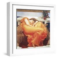 Flaming June-Frederick Leighton-Framed Art Print