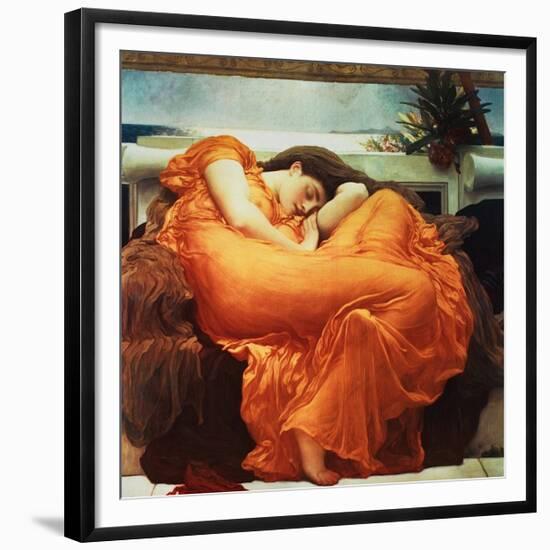 Flaming June-Frederick Leighton-Framed Giclee Print