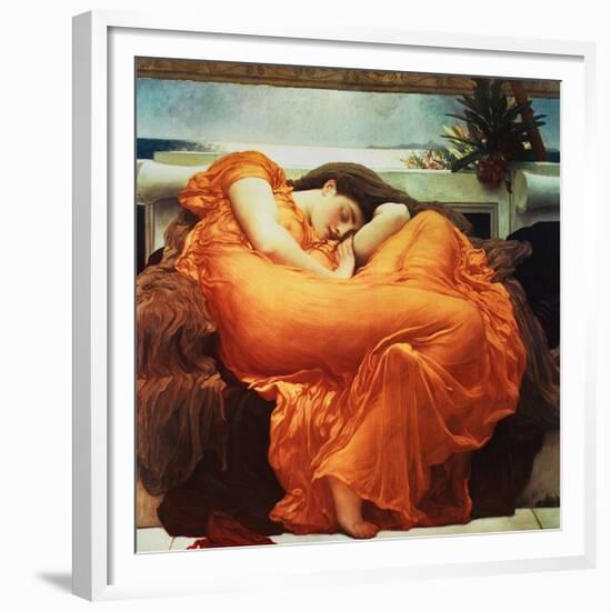 Flaming June-Frederick Leighton-Framed Giclee Print