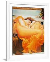 Flaming June-Frederick Leighton-Framed Art Print