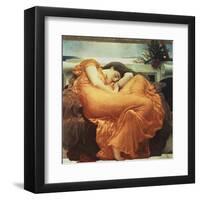 Flaming June-Frederick Leighton-Framed Art Print