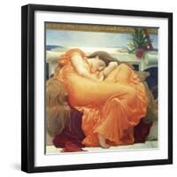 Flaming June-Lord Frederic Leighton-Framed Giclee Print