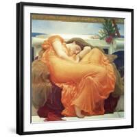 Flaming June-Lord Frederic Leighton-Framed Giclee Print