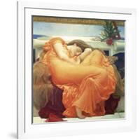 Flaming June-Lord Frederic Leighton-Framed Giclee Print