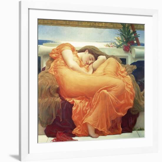 Flaming June-Lord Frederic Leighton-Framed Giclee Print