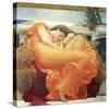 Flaming June-Lord Frederic Leighton-Stretched Canvas