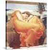 Flaming June-Frederic Leighton-Stretched Canvas