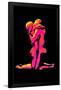 Flaming Love-null-Framed Blacklight Poster