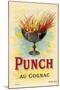 Flaming Punch Bowl-null-Mounted Art Print