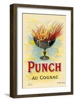 Flaming Punch Bowl-null-Framed Art Print