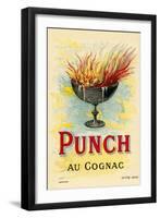 Flaming Punch Bowl-null-Framed Art Print