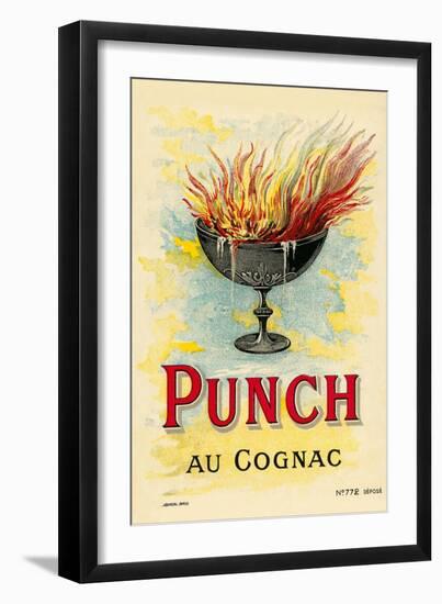 Flaming Punch Bowl-null-Framed Art Print