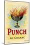 Flaming Punch Bowl-null-Mounted Art Print