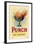 Flaming Punch Bowl-null-Framed Art Print