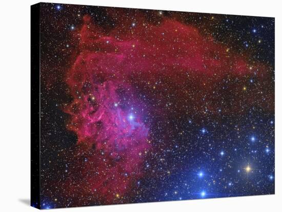 Flaming Star Nebula in the Constellation Auriga-Stocktrek Images-Stretched Canvas