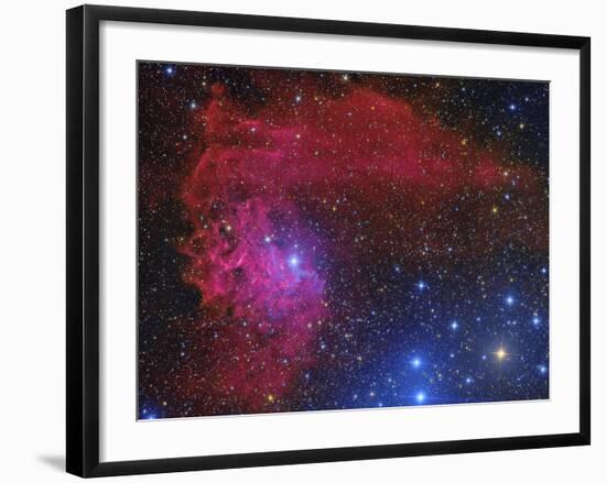 Flaming Star Nebula in the Constellation Auriga-Stocktrek Images-Framed Photographic Print