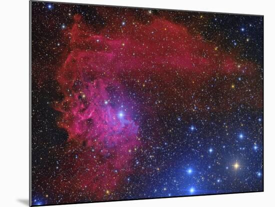 Flaming Star Nebula in the Constellation Auriga-Stocktrek Images-Mounted Photographic Print