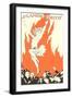 Flaming Youth Flapper-null-Framed Art Print
