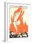 Flaming Youth Flapper-null-Framed Art Print