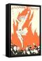 Flaming Youth Flapper-null-Framed Stretched Canvas