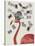 Flamingo and Cards-Fab Funky-Stretched Canvas