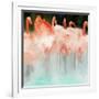 Flamingo Dance-Dan Meneely-Framed Art Print