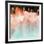 Flamingo Dance-Dan Meneely-Framed Art Print