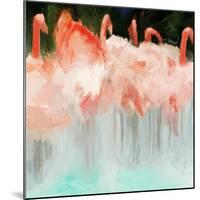 Flamingo Dance-Dan Meneely-Mounted Art Print