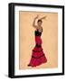 Flamingo Dancer 1-Marcus Prime-Framed Art Print