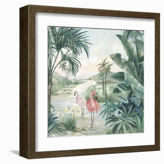 Flamingo Dream-Eva Watts-Framed Art Print