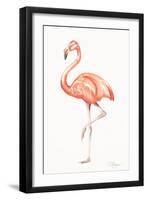 Flamingo Duo II-Tiffany Hakimipour-Framed Art Print