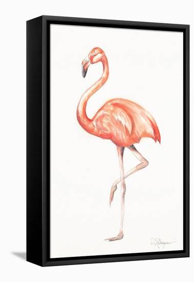 Flamingo Duo II-Tiffany Hakimipour-Framed Stretched Canvas