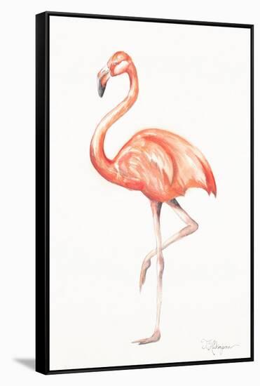 Flamingo Duo II-Tiffany Hakimipour-Framed Stretched Canvas