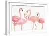 Flamingo Fever I no Splatter-Anne Tavoletti-Framed Art Print