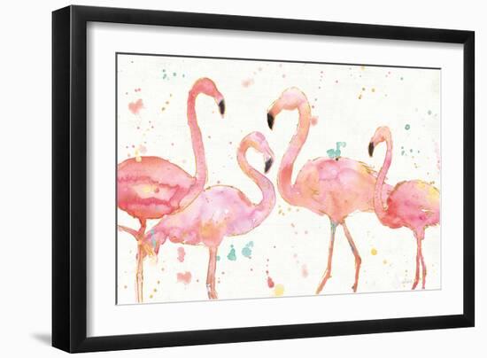 Flamingo Fever I-Anne Tavoletti-Framed Art Print