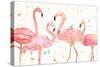 Flamingo Fever I-Anne Tavoletti-Stretched Canvas