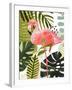 Flamingo Forest I-Victoria Borges-Framed Art Print