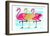 Flamingo Gold-OnRei-Framed Art Print