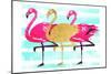 Flamingo Gold-OnRei-Mounted Art Print