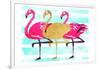 Flamingo Gold-OnRei-Framed Art Print