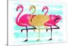 Flamingo Gold-OnRei-Stretched Canvas