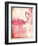 Flamingo Henna-Jace Grey-Framed Art Print