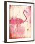 Flamingo Henna-Jace Grey-Framed Art Print