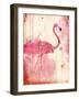 Flamingo Henna-Jace Grey-Framed Art Print