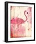 Flamingo Henna-Jace Grey-Framed Art Print