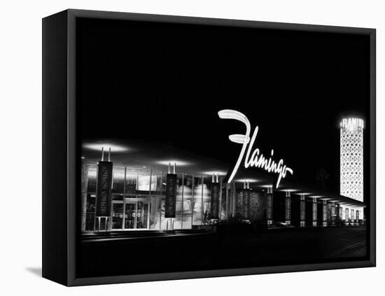 Flamingo Hotel, Las Vegas, Nevada. 1960s-null-Framed Stretched Canvas
