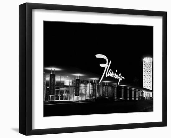 Flamingo Hotel, Las Vegas, Nevada. 1960s-null-Framed Photo