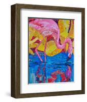 Flamingo I-null-Framed Art Print