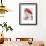 Flamingo in Pink Boots-Fab Funky-Framed Art Print displayed on a wall